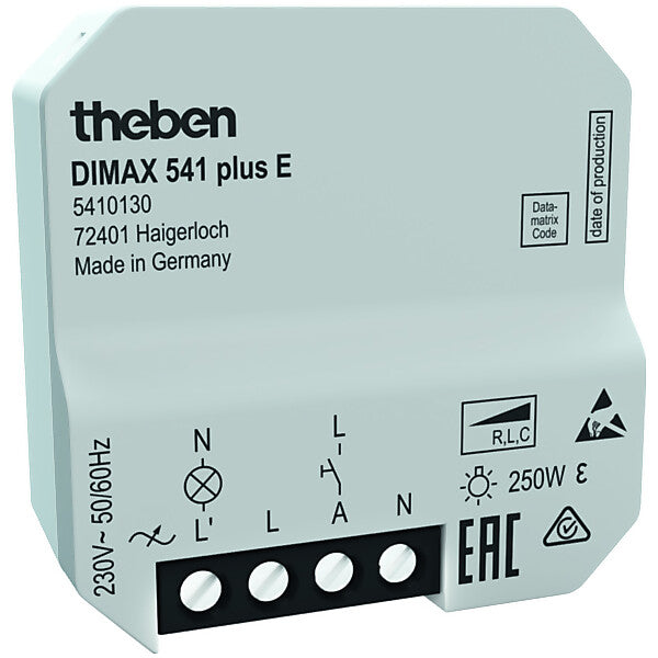 Theben UP-Universaldimmer f. ESL+230V LED-Lp. DIMAX 541 plus E